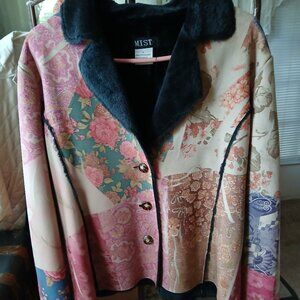 Beautiful Light weight , faux suede jacket. SZ L